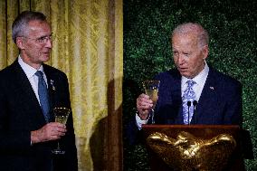 Biden Host Reception With NATO Allies - Washington