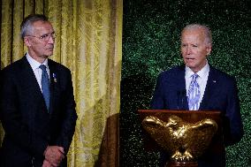 Biden Host Reception With NATO Allies - Washington