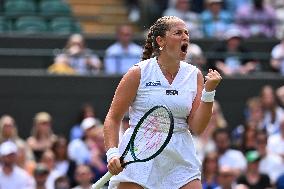 Wimbledon - Krejcikova v Ostapenko Quarter FInal