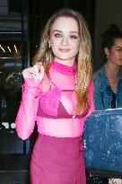 Joey King Heads To Watch What Happen Live - NYC