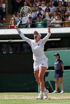 Wimbledon - Krejcikova v Ostapenko Quarter FInal