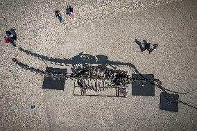 FRANCE-PARIS-DINOSAUR SKELETON-DISPLAY