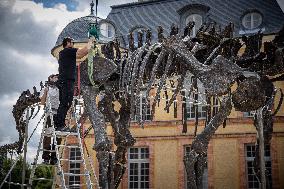 FRANCE-PARIS-DINOSAUR SKELETON-DISPLAY