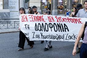 Demonstration After The Decision Of The Court About Zac Kostopoulos Murder