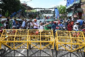 Students Protest During Nationwide Blocked In Dhaka.