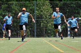 Running masterclass for war amputees in Lviv