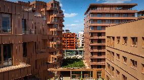 Aerial Views Of Paris 2024 Olympic Village - Paris