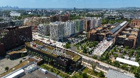 Aerial Views Of Paris 2024 Olympic Village - Paris