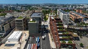 Aerial Views Of Paris 2024 Olympic Village - Paris