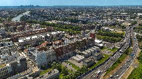 Aerial Views Of Paris 2024 Olympic Village - Paris