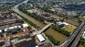 Aerial Views Of Paris 2024 Olympic Village - Paris