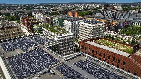 Aerial Views Of Paris 2024 Olympic Village - Paris