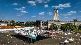 Aerial Views Of Paris 2024 Olympic Village - Paris