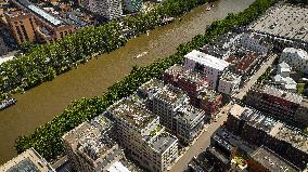 Aerial Views Of Paris 2024 Olympic Village - Paris