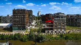 Aerial Views Of Paris 2024 Olympic Village - Paris