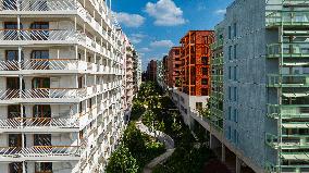 Aerial Views Of Paris 2024 Olympic Village - Paris