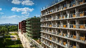 Aerial Views Of Paris 2024 Olympic Village - Paris