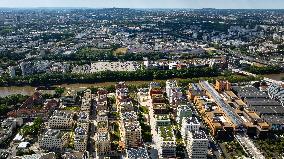 Aerial Views Of Paris 2024 Olympic Village - Paris