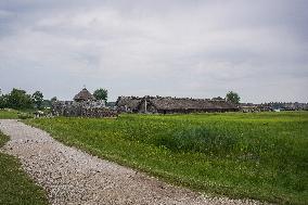 Biskupin Archeological Site In Poland