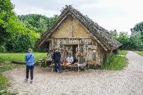 Biskupin Archeological Site In Poland