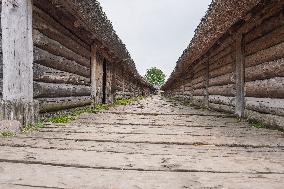 Biskupin Archeological Site In Poland