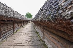 Biskupin Archeological Site In Poland