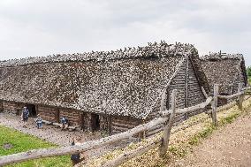 Biskupin Archeological Site In Poland