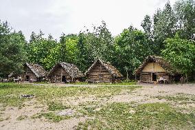 Biskupin Archeological Site In Poland