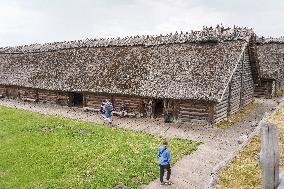 Biskupin Archeological Site In Poland