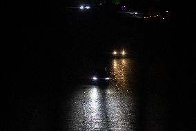 Houston Highway Blacked Out Amid Citywide Power Outages Following Hurricane Beryl