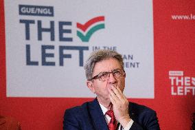 Jean-Luc Melenchon Press Conference - Brussels