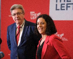 Jean-Luc Melenchon Press Conference - Brussels