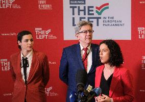 Jean-Luc Melenchon Press Conference - Brussels