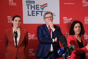 Jean-Luc Melenchon Press Conference - Brussels