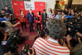 Jean-Luc Melenchon Press Conference - Brussels