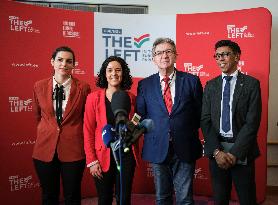 Jean-Luc Melenchon Press Conference - Brussels