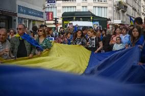 Pro-Ukrainian Protest - Paris