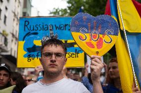 Pro-Ukrainian Protest - Paris