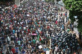 Students Protest Quota System - Dhaka