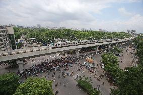 Students Protest Quota System - Dhaka