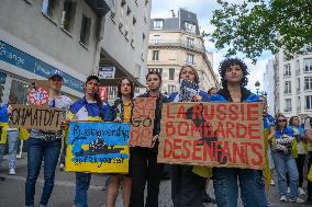 Pro-Ukrainian Protest - Paris