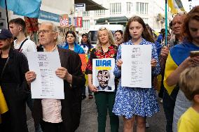 Pro-Ukrainian Protest - Paris