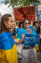 Pro-Ukrainian Protest - Paris