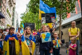 Pro-Ukrainian Protest - Paris