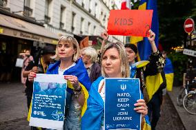 Pro-Ukrainian Protest - Paris