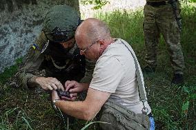 Joint drill of Ukraines National Guard and EUROGENDFOR in Kyiv region