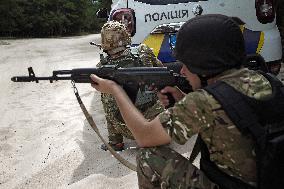 Joint drill of Ukraines National Guard and EUROGENDFOR in Kyiv region