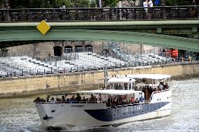 Paris 2024 - Preparations For Olympic Games Opening Ceremony