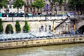 Paris 2024 - Preparations For Olympic Games Opening Ceremony