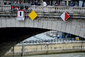 Paris 2024 - Preparations For Olympic Games Opening Ceremony